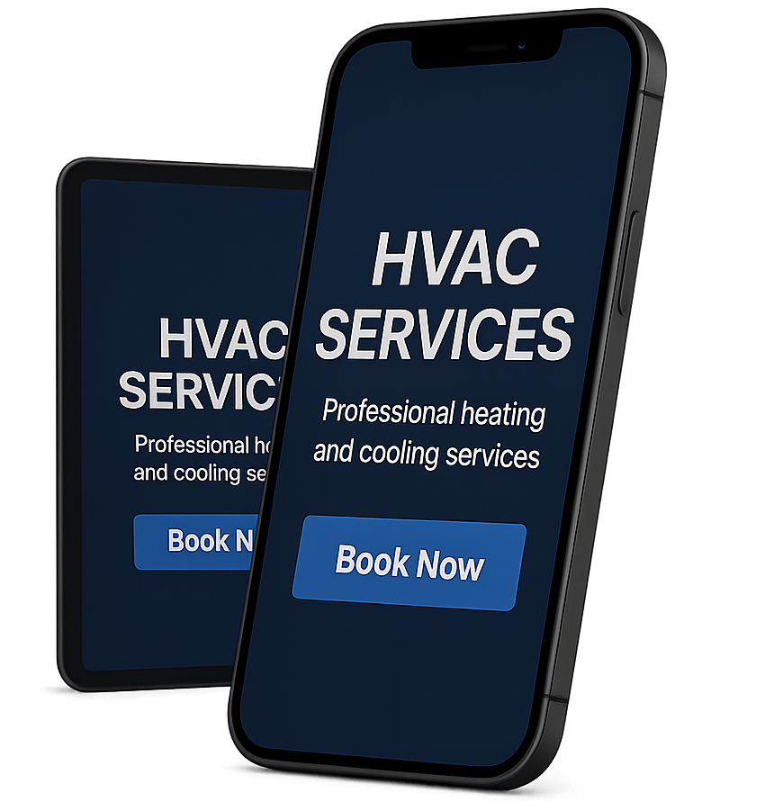 iPhone Book Now HVAC Image